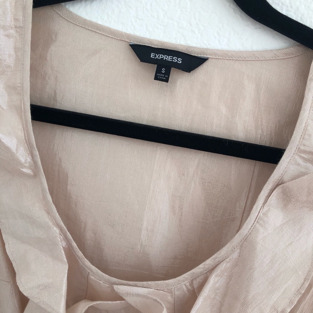 Express Ruffle Blouse Tank - Picture 2 of 4